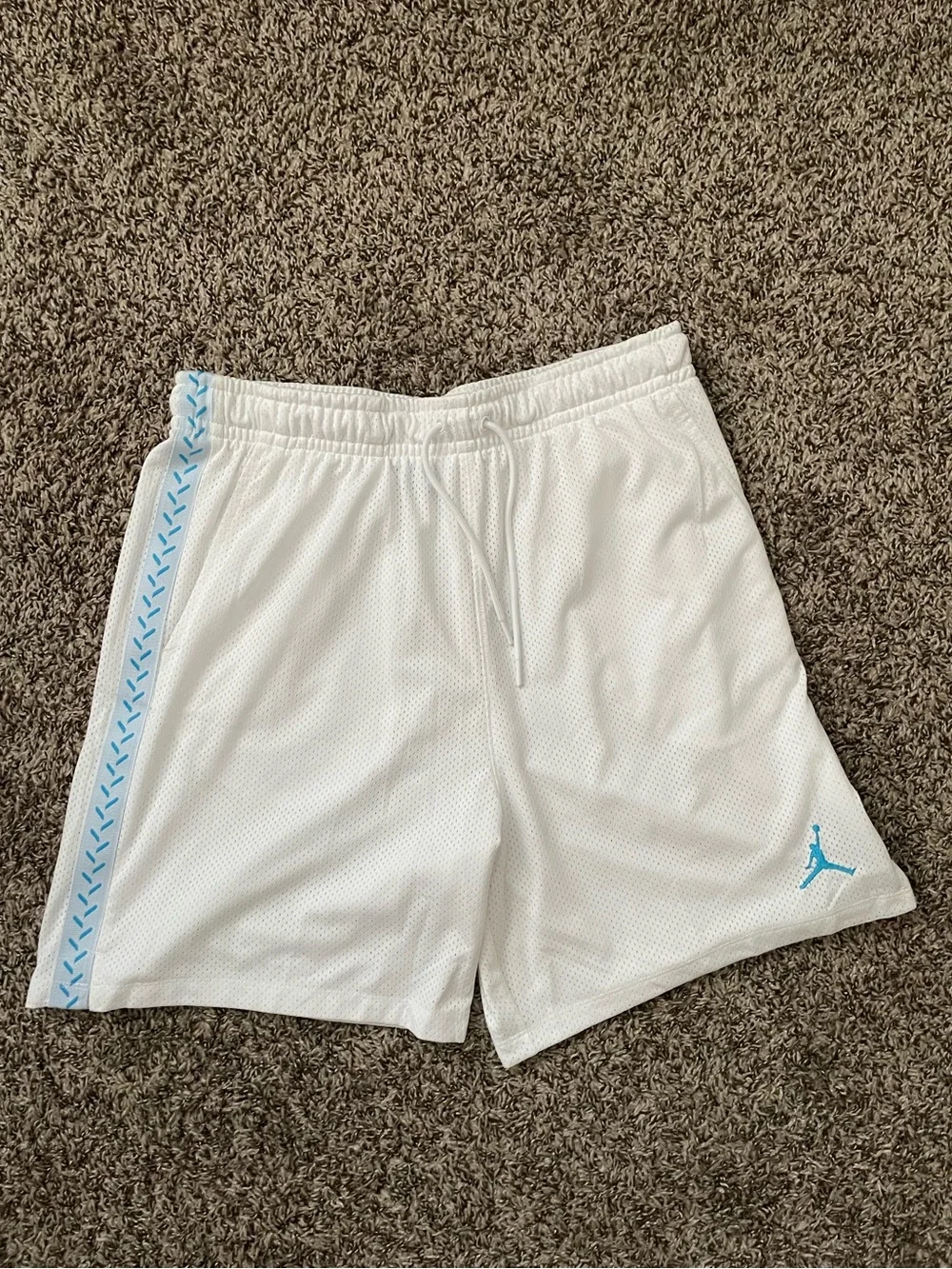 Air Jordan Men's White Athletic Shorts
